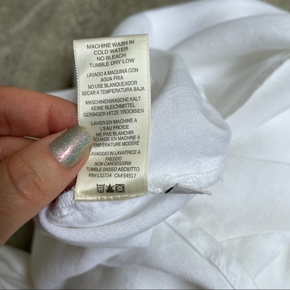 Anthropologie Cloth & Tone Lace Up Tencel Blouse - Picture 11 of 12